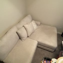 White/Cream Sectional Couch