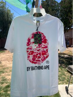 Bape pink shirt
