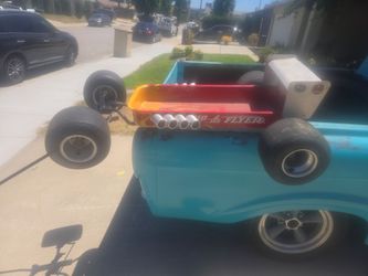 Hot Rod Radio Flyer Custom  Push Pull Red Wagon