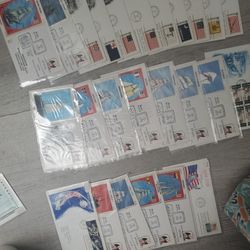 First Issuance Envelops Along With Old Stamps