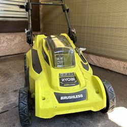Ryobi Lawnmower and Weedwhacker