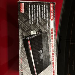 Earthquake Sound 2000 Watt Class D Mono Amplifier