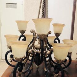 Chandelier Very elegant chandelier in good condition 36” height X 30” diameter