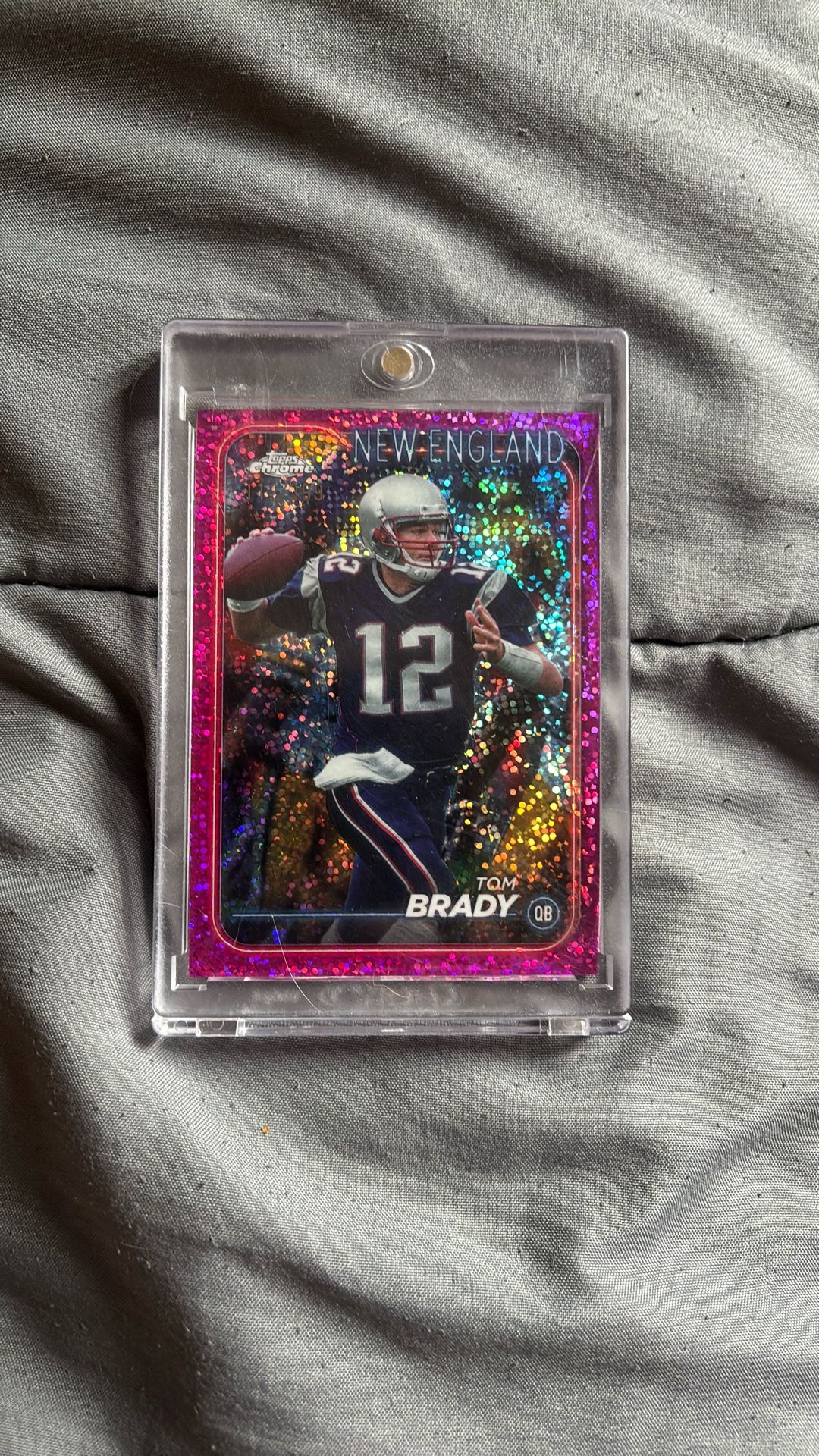 2024 Topps Chrome Tom Brady Pink Speckled Of 399