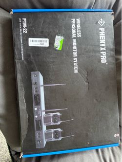 Phenyx Pro UHF Mono Dual Wireless in-Ear Monitor System, Metal Wireless IEM System, Sturdy Bodypack