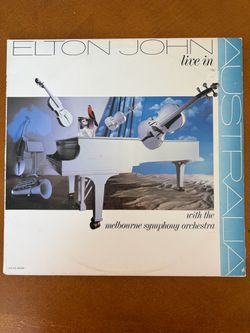 Elton John – Live in Australia (with the Melbourne Symphony Orchestra) Vintage 1987 2xLP - VG+/VG