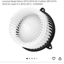 700269 HVAC Heater Blower Motor with Fan Compatible with Chevy Cruze 2010-2016, Malibu 2013-2015 +