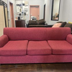 Two Red Couches