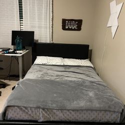 Full Bed With mattress-1y+ Old-Never Used