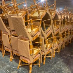 $20 Each Tropical Themed Chairs Restaurant/Hospitality Aluminum Resin Wicker Chairs