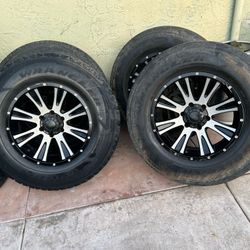 RIMS 275/70R18....6 LUGS FIT TOYOTA TACOMA NISSAN XTERRA NISSAN IZUSO RODEO NISSAN FRONTIER NISSAN PATHFINDER 