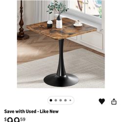 Tulip Industrial Style Dining Table - Like New