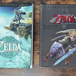 Two Zelda Strategy Books Twilight Princess Tears of the Kingdom $7 each or $10 for Both