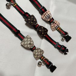 Pet Bow Collar With Bell Bundle 
