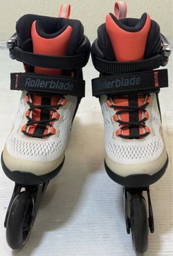 Rollerblade Macroblade 80 W Women's Inline Skates Size 7 Black White Coral