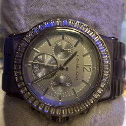 Michael Kors Gunmetal Watch (beautiful!!)