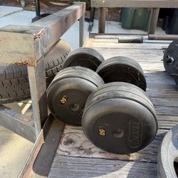 50 lbs dumbbells / Adjustable weight dumbbells