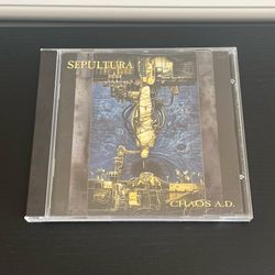 Sepultura Chaos AD CD Album 1993 Epic EK 57458 USA First Press