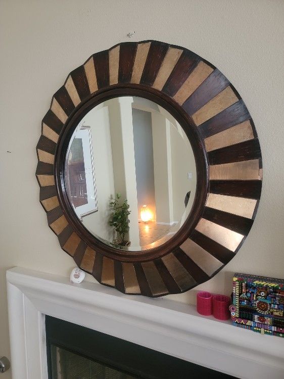 Large Round Mirror