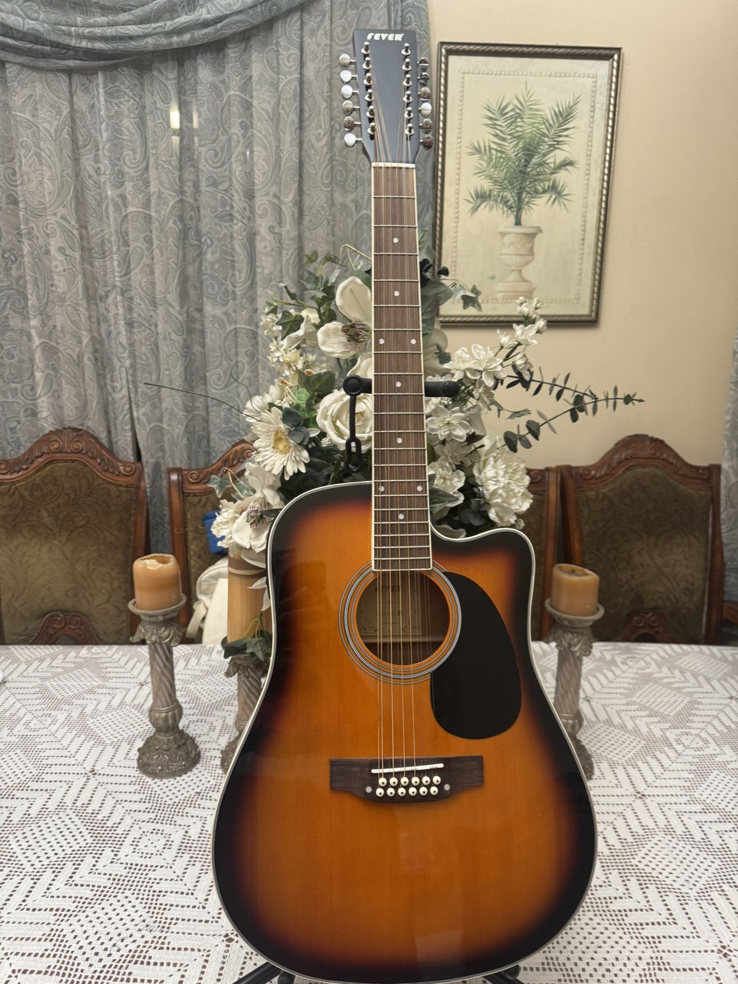 Fever 12 Strings Electric Acoustic Guitar