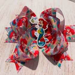 5” Little Mermaid Hair Bow 