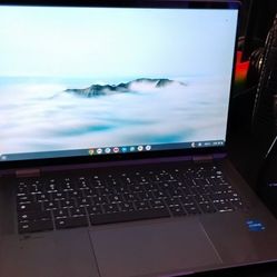 HP - 2-in-1 14" Touch-Screen Convertible Chromebook Plus Laptop with Google AI - Intel Core i3 -