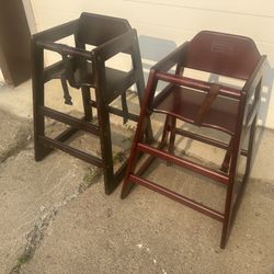 💰EACH - 2 Kids Youth Restaurant Booster Seat High Chairs — Commercial Equipment