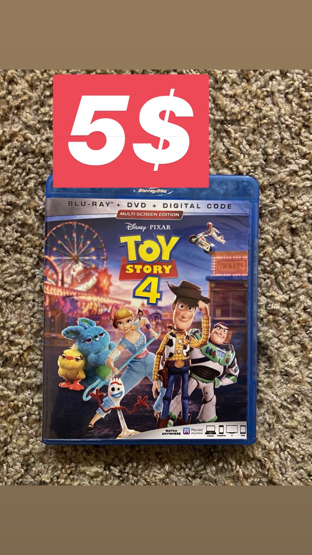 Toy story 4. Blu-ray