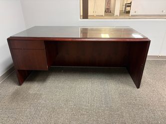 Executive Office Desk with Glass Top