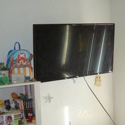 MUST GO BY tonight - $300 - 50" TV / 2Full 14" Mattress / Desk / Chair Set_ dinning table / 3chairs/ dresser