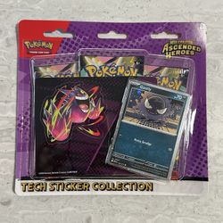 🔥 Pokémon Ascended Heroes Tech Sticker Collection – 3 Booster Packs + Promo 🔥