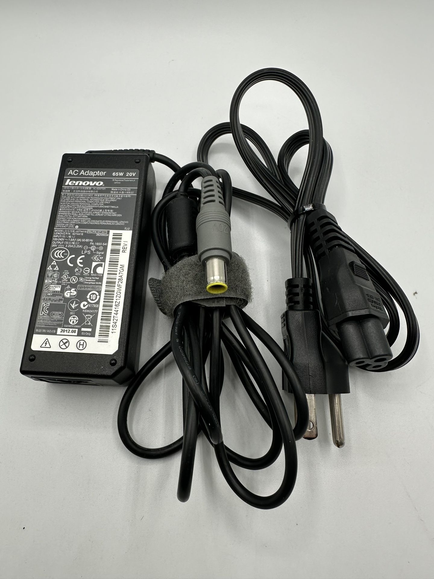 Lenovo 65W 20V AC Adapter Charger 42T4416 PA-1650-54I Laptop Power Supply