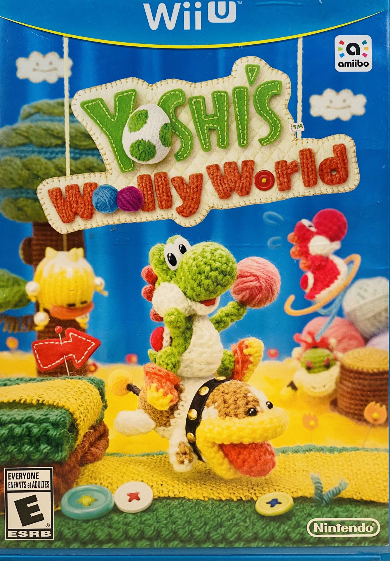 Yoshi's Woolly World (Nintendo Wii U, 2015) - Tested Authentic 