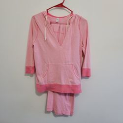 OldNavy  Pajamas Hoodie with Pants Pink- Small Petite