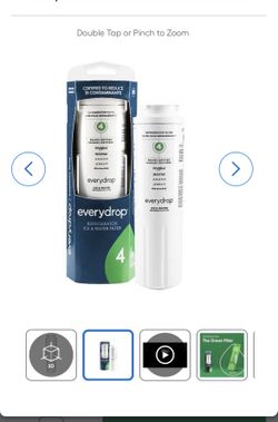EveryDrop Ice and Refrigerator Water Filter 4 Compatible with Whirlpool, Maytag, Amana, KitchenAid and JennAir refrigerators.