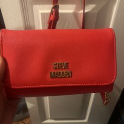 Red Steve Madden Purse