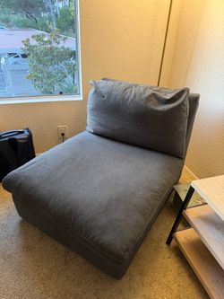 Grey Lounging Chair