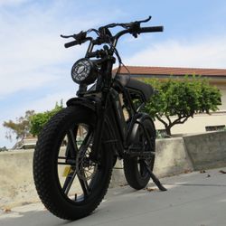 TST R002 20" 1500W Full Suspension Moped-Style E-Bike
