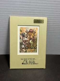 Jody Bergsma 1981Limited Edition Lithograph 5x7 Whimsical Art #R168