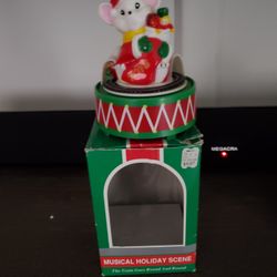 musical  holiday scene 