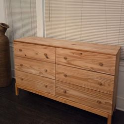 Ikea Tarva 6 Drawer Pine Wood Dresser 