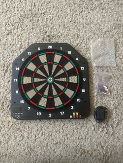 Electronic Soft Tip Dart Board Set – Includes Adapter & Darts