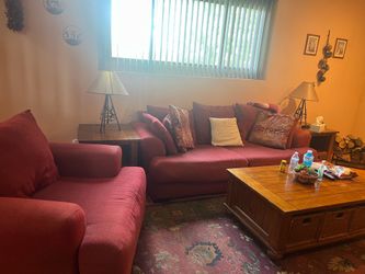 Couch and matching loveseat
