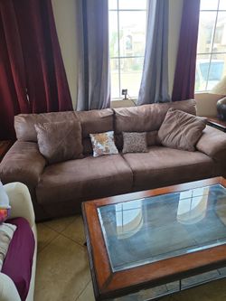 Almost NEW. Sofa and love seat