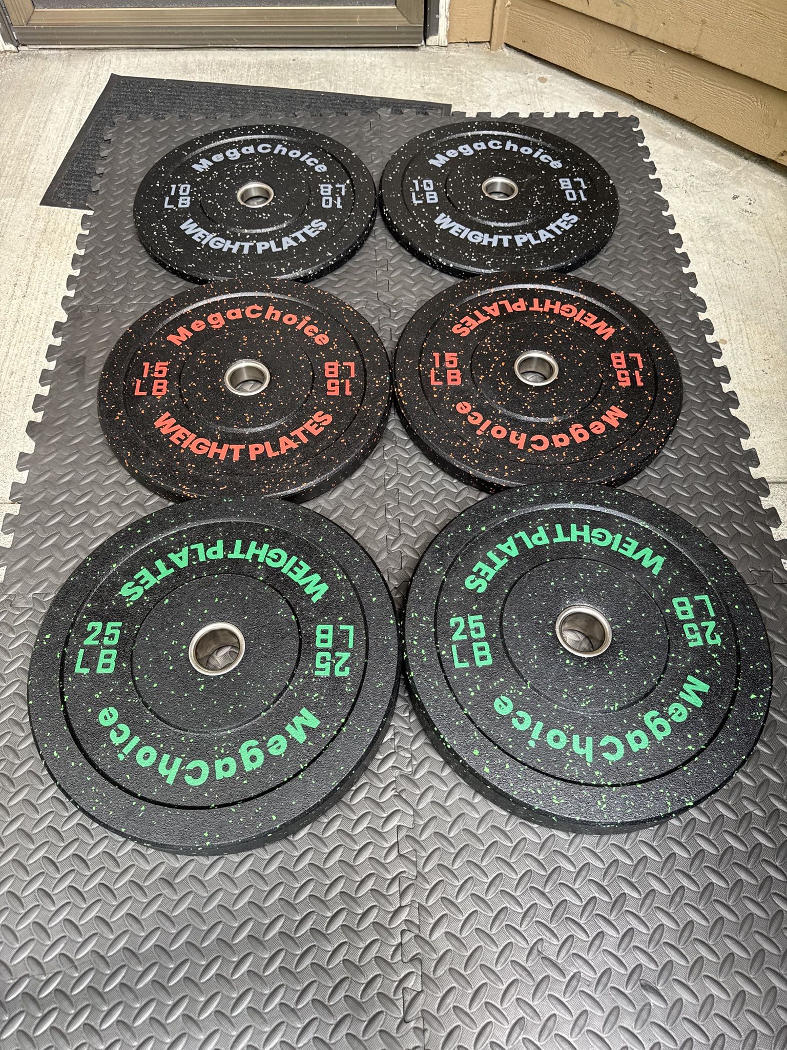 Olympic Bumper Plates Set