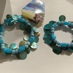 Shell & Bead Stretch Bracelets and ankle bracelet Created for Macy's $8