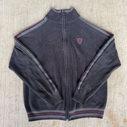 Moschino Grey Zip Up Jacket Size M