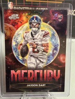 JAXSON DART 2025 TOPPS COSMIC CHROME MERCURY ROOKIE CASE HIT RC SSP Q4244