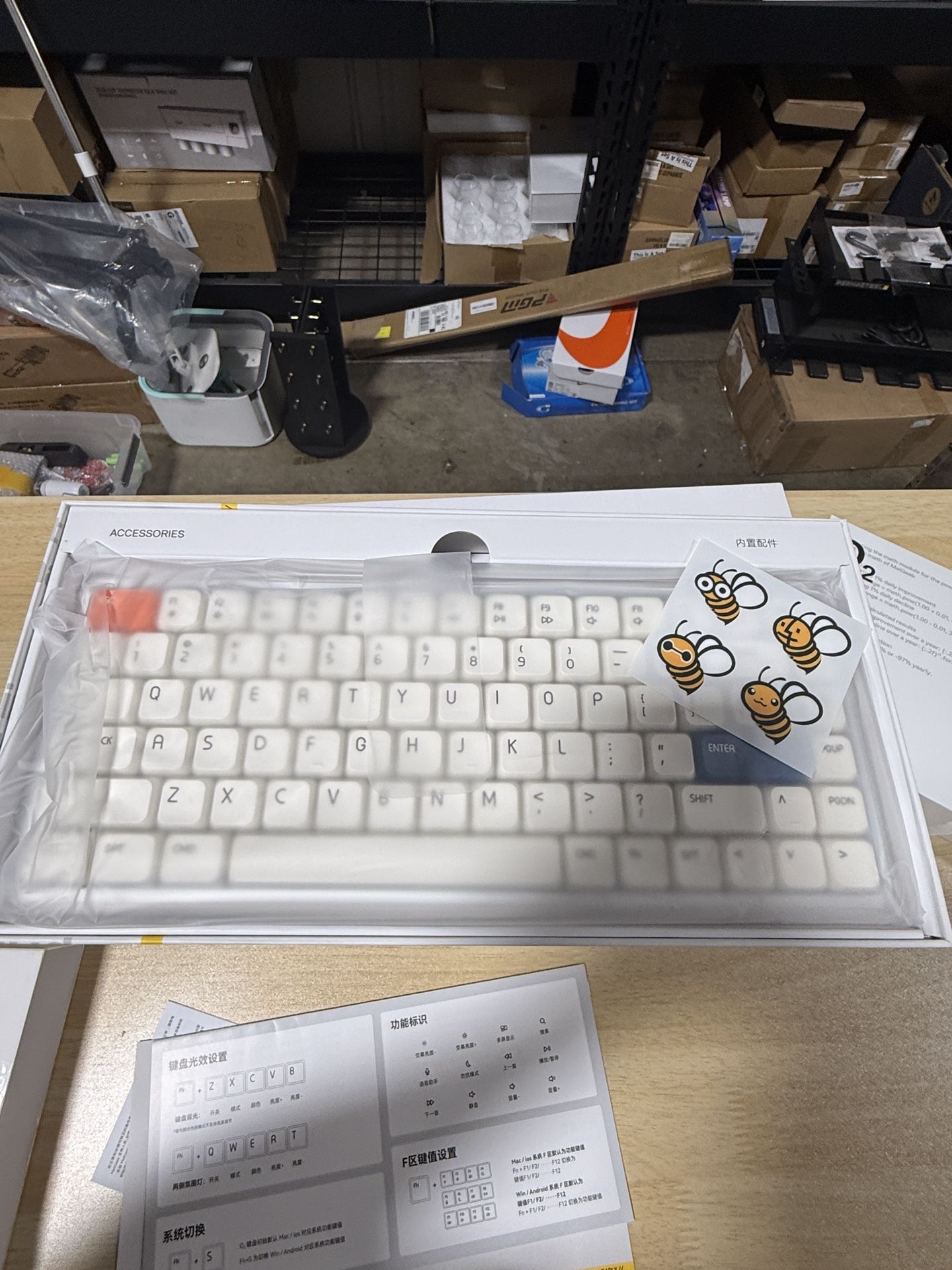 MelGeek O2 Wireless Mechanical Quiet Keyboard