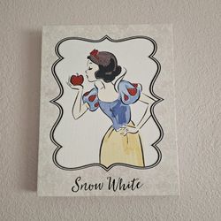 Disney Princess Canvas-set Of 4